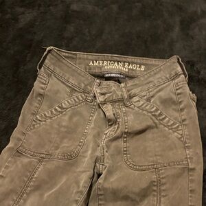 American Eagle Outfitters Men's Charcoal Jeans